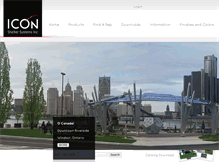 Tablet Screenshot of iconshelters.com